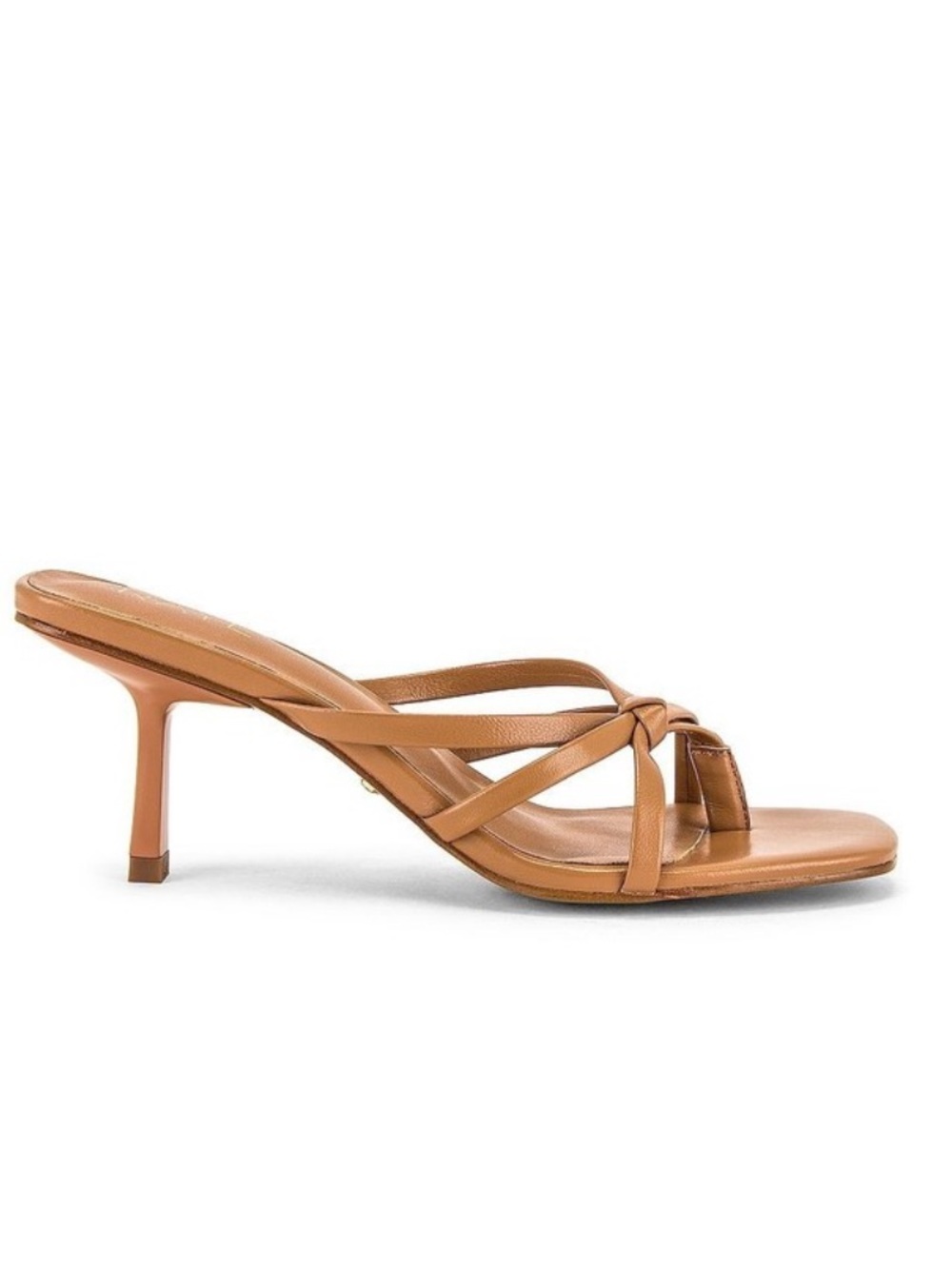 RAYE Dax Heel in Tan kitten slip on sandal just like new - Picture 3 of 10
